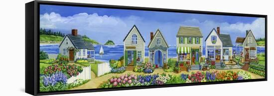 Surfside Village-Geraldine Aikman-Framed Stretched Canvas