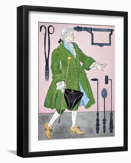 Surgeon, 18Th Century-null-Framed Giclee Print