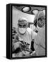 Surgeon Adrian Kantrowitz and His Team at Work in the Operating Room-Ralph Morse-Framed Stretched Canvas