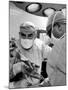 Surgeon Adrian Kantrowitz and His Team at Work in the Operating Room-Ralph Morse-Mounted Photographic Print