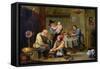 Surgeon Tending the Foot of an Old Man-David Teniers the Younger-Framed Stretched Canvas