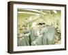 Surgeons Performing Operation-null-Framed Photographic Print