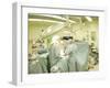 Surgeons Performing Operation-null-Framed Photographic Print