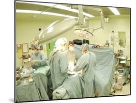 Surgeons Performing Operation-null-Mounted Photographic Print