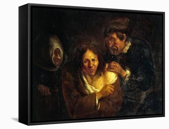 Surgery-Adriaen Brouwer-Framed Stretched Canvas