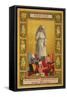 Surgical Dressings for War Relief Poster by Thomas Tryon-Thomas Tryon-Framed Stretched Canvas