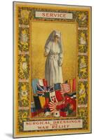 Surgical Dressings for War Relief Poster by Thomas Tryon-Thomas Tryon-Mounted Giclee Print