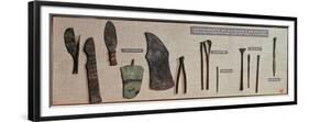 Surgical Instruments, Found in Egypt by Antoine Barthelemy Clot Bey-Roman Period Egyptian-Framed Giclee Print