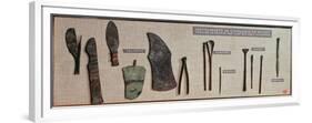 Surgical Instruments, Found in Egypt by Antoine Barthelemy Clot Bey-Roman Period Egyptian-Framed Giclee Print