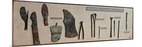 Surgical Instruments, Found in Egypt by Antoine Barthelemy Clot Bey-Roman Period Egyptian-Mounted Giclee Print