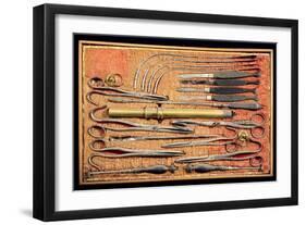 Surgical Instruments (Photo)-Italian-Framed Giclee Print