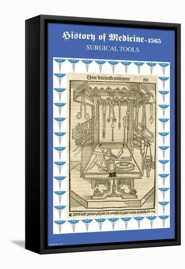 Surgical Tools-Paracelsus-Framed Stretched Canvas