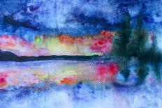 Waterccolor Landscape-Suriko-Art Print