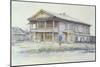 Surikov's House at Krasnoyarsk, 1890-91-Vasilii Ivanovich Surikov-Mounted Giclee Print