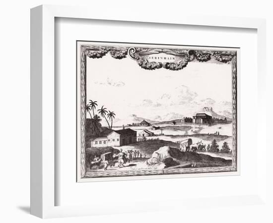 Surinam Scenery C1700-Carel Allard-Framed Art Print