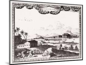 Surinam Scenery C1700-Carel Allard-Mounted Art Print