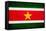 Suriname Flag Design with Wood Patterning - Flags of the World Series-Philippe Hugonnard-Framed Stretched Canvas