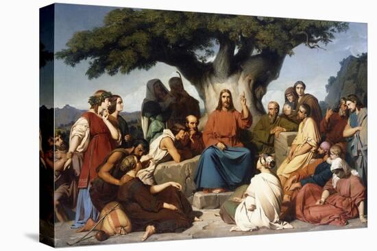 surmon De Jesus-Christ Sur La Montagne' (Matthew, V), 1844-Edouard Louis Dubufe-Stretched Canvas