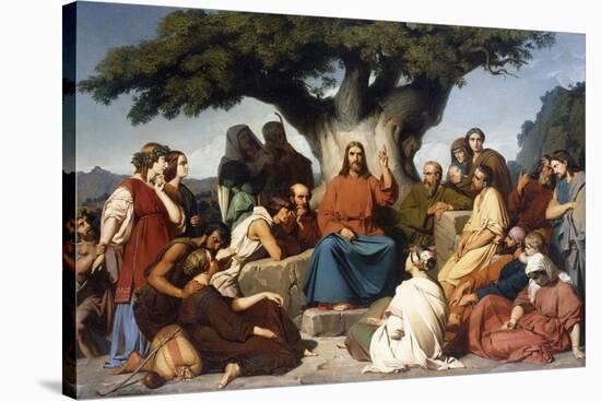 Surmon de Jesus-Christ sur la Montagne' (Matthew, V)-Edouard Dubufe-Stretched Canvas