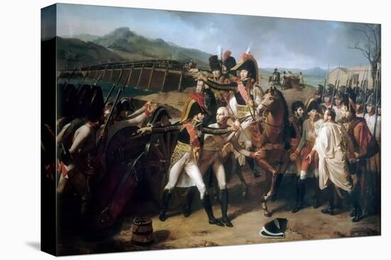 Surprise at the Bridge over the Danube on 13 November 1805-Guillaume Guillon Lethiére-Stretched Canvas