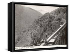 Surprise Creek Bridge on the Cairns Railway, Queensland, Australia, 1930s-null-Framed Stretched Canvas