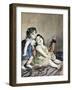 Surprise Jack-In-The-Box Painting by Lobrichon C1897-Chris Hellier-Framed Photographic Print