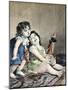 Surprise Jack-In-The-Box Painting by Lobrichon C1897-Chris Hellier-Mounted Photographic Print