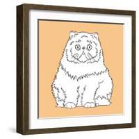 Surprised Cat-Anna Nyberg-Framed Art Print