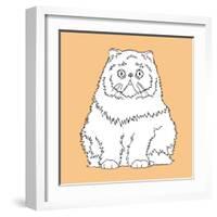 Surprised Cat-Anna Nyberg-Framed Art Print