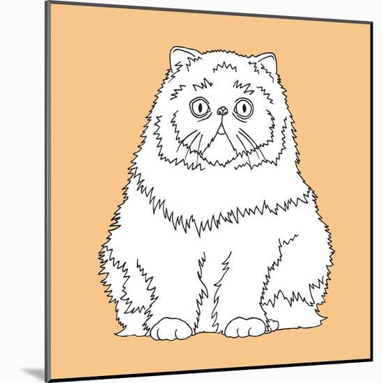 Surprised Cat-Anna Nyberg-Mounted Art Print