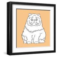 Surprised Cat-Anna Nyberg-Framed Giclee Print