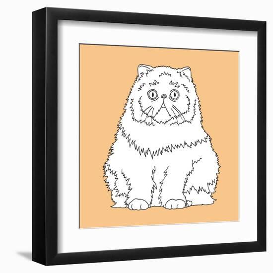 Surprised Cat-Anna Nyberg-Framed Giclee Print