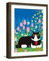 Surprised Cat-Artistan-Framed Photographic Print