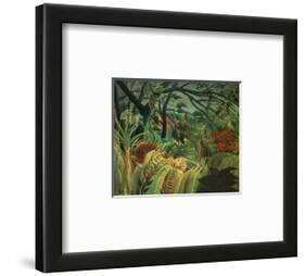 Surprised Storm in the Forest-Henri Rousseau-Framed Art Print