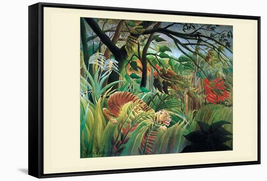Surprised! Storm in the Forest-Henri Rousseau-Framed Stretched Canvas