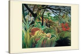 Surprised! Storm in the Forest-Henri Rousseau-Stretched Canvas