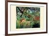Surprised! Storm in the Forest-Henri Rousseau-Framed Premium Giclee Print