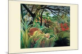 Surprised! Storm in the Forest-Henri Rousseau-Mounted Premium Giclee Print