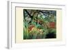 Surprised! Storm in the Forest-Henri Rousseau-Framed Art Print