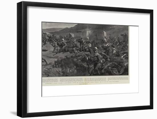Surprising a Boer Laager-John Charlton-Framed Giclee Print