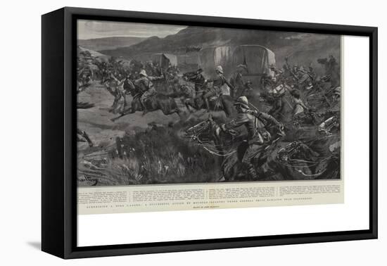 Surprising a Boer Laager-John Charlton-Framed Stretched Canvas