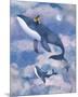 Surreal Adventures - Whale-Clara Wells-Mounted Giclee Print
