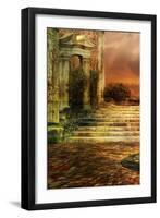 Surreal Architecture-sattva_art-Framed Art Print