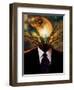 Surreal Human-rolffimages-Framed Art Print