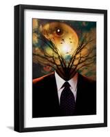 Surreal Human-rolffimages-Framed Art Print