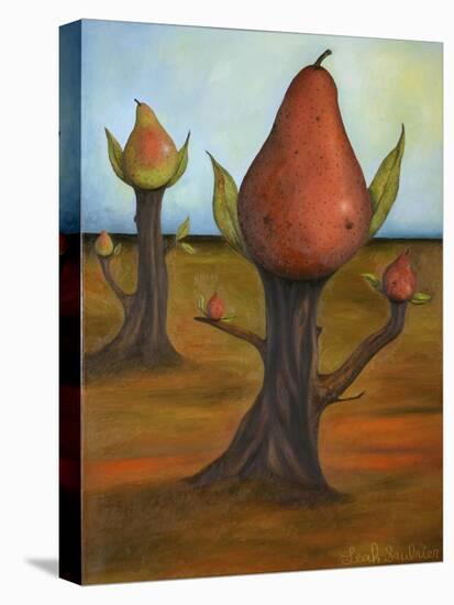 Surreal Pear Trees 4-Leah Saulnier-Stretched Canvas