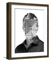 Surreal Portrait - Limitless-Justin Park-Framed Giclee Print