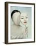 Surreal Portrait of a Woman Faceless with Her Face Mask-Valentina Photos-Framed Photographic Print