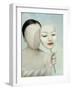 Surreal Portrait of a Woman Faceless with Her Face Mask-Valentina Photos-Framed Photographic Print