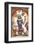 Surreal Shakespeare Portrait-null-Framed Art Print